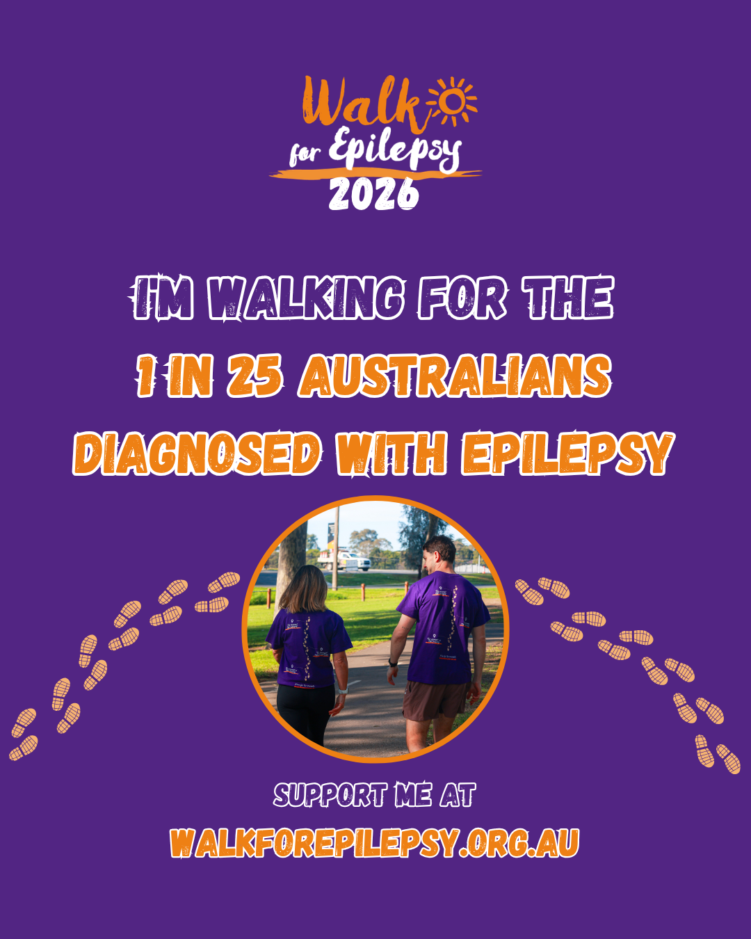 W4E26 I'm Walking Social Tile